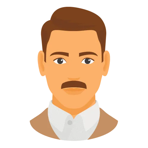 Painters Brush Mustache Style