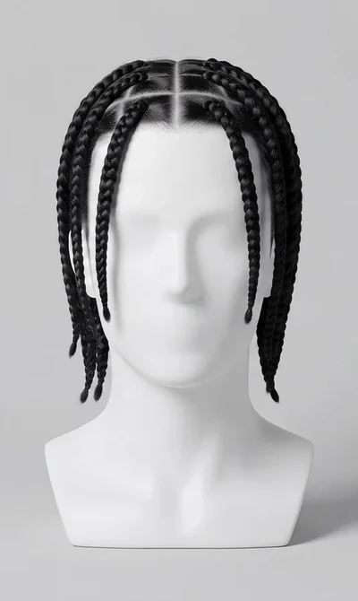 Box Braids haircut