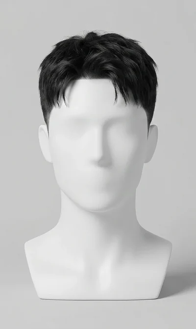 Burst Fade Mullet haircut
