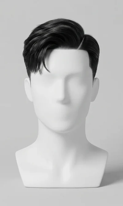 Hard Part Side Part Fade haircut