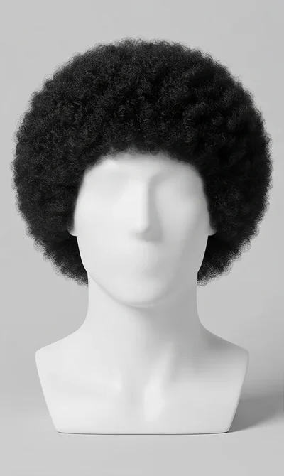 Long Afro haircut