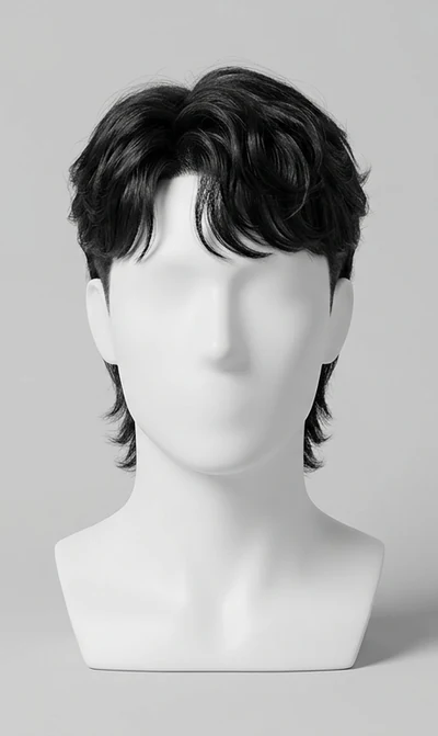 Modern Mullet haircut
