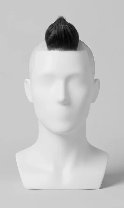 Mohawk haircut
