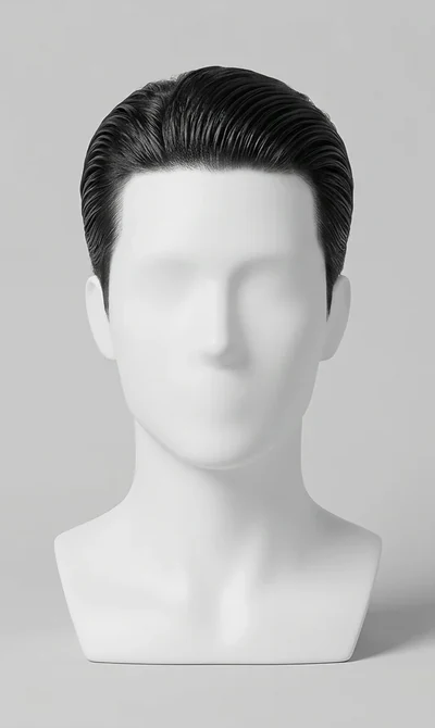 Slick Back haircut