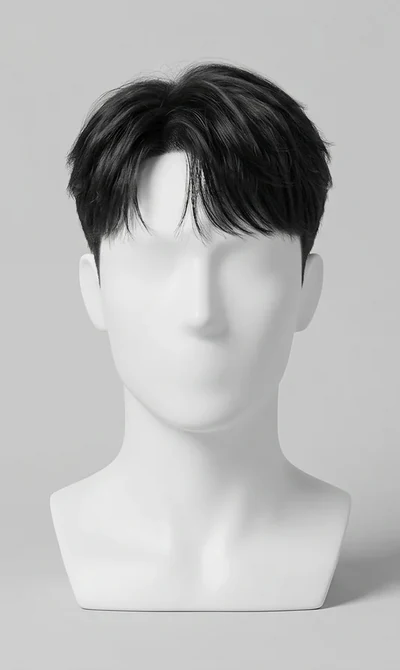 Korean Textured Taper Fade haircut