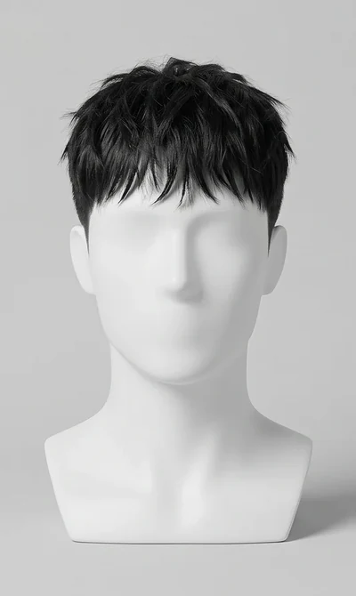 Textured Crop haircut